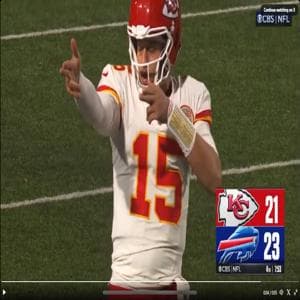 Patrick Mahomes Fined Nearly $15K by NFL for 'Violent Gesture' During Chiefs-Bills Game
