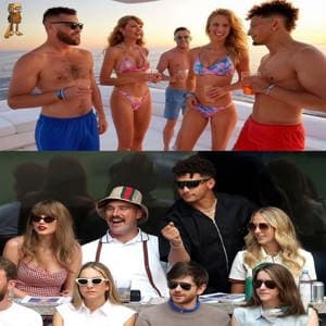 Travis Kelce and Taylor Swift’s Glamorous Yacht Double Date with Patrick and Brittany Mahomes: Discover the Exclusive Inside Scoop and Stunning Photos from Their Lavish Getaway!” See More…